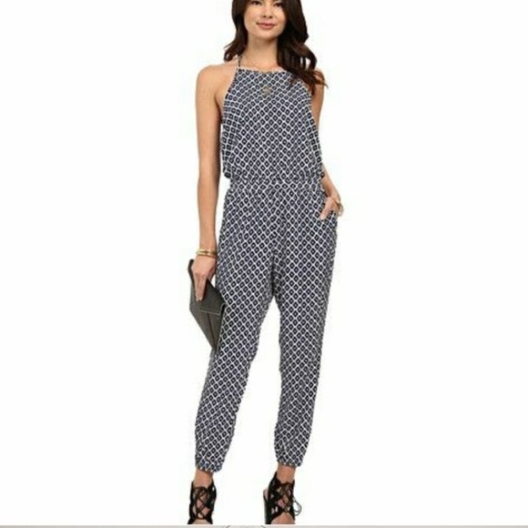 Jack by BB Dakota Brockton jumpsuit Navy Size Small NWT - Picture 1 of 14